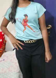 Tennis Girl Graphic Tee