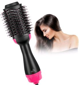 Hot hair brush dryer, straightner, styler