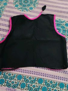 Embroidered Mirror Work Vest Jacket