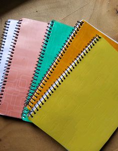 A4 sized spiral notebooks 200 pages each notebook