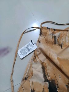 Abstract Print Mini Dress