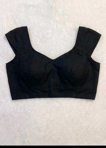 Classic Black V-Neck Crop Top