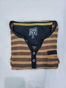 DNMX Striped Casual T-Shirt