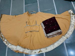 Elegant Yellow Lehenga Choli Set