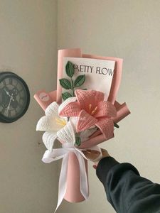 adorable lily bouquet crochet