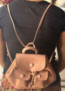 Cute Tan Mini Backpack