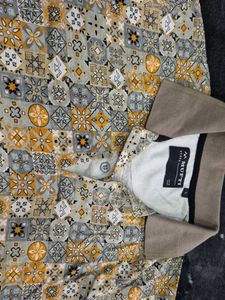 Patterned Mufti Polo Shirt