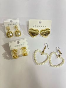 Set of 4 Anti tarnishEarrings