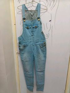 Light Wash Denim Overalls