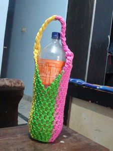 Handmade Macrame Bottle Holder