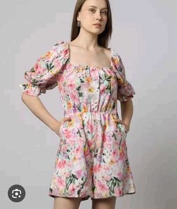 New ( with tag ) Floral Playsuit