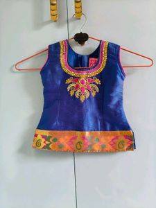 Beautiful Blue &amp; Pink Indian Dress