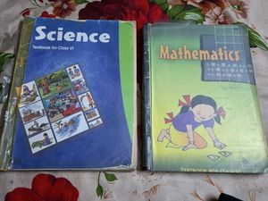Class 6 Science & Math Textbooks