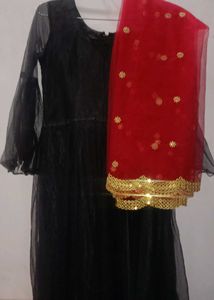 Beautiful black  gown/anarkali