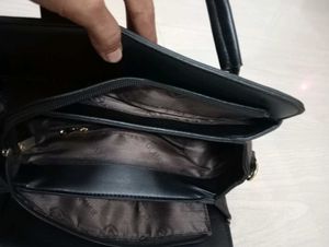 Black 'Glamor' Handbag &amp; Sholder