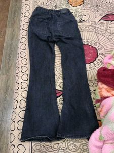 black bootcut jeans