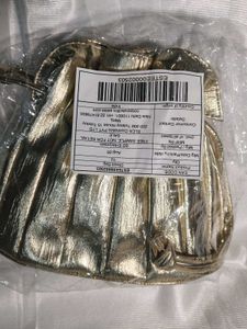 Chic Gold Drawstring potli