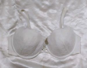 White Lace Padded Bra