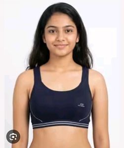 Navy Blue Sports Bra
