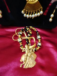 Long Necklace Combo(Black And White)