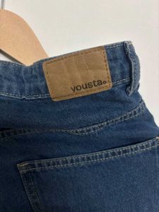 Blue Straight Fit Baggy Jeans