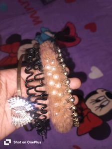 Headband Set with Butterfly Detail