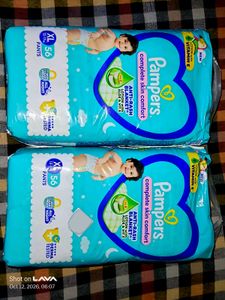 Pampers Diapers XL - 56 Pants x 2 pec