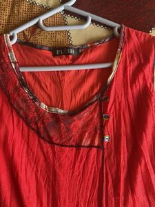 Boho Floral Print Sleeveless Kurta