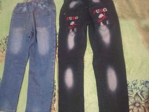 Kids Jeans - Blue &amp; Black combo pack bundles set