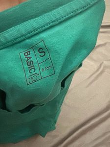Teal Green Basic T-Shirt
