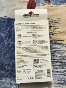 Carbamide Forte Charcoal Nose Strips