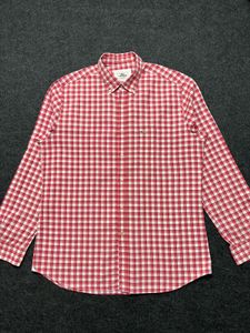 Lacoste Red Gingham Long Sleeve Shirt