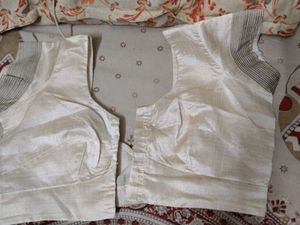 Elegant Cream Silk Blouse