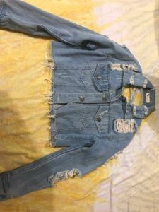 Distressed Denim Jacket