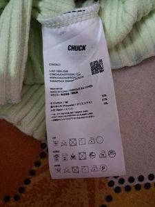 Chuck Ribbed Button Down Top