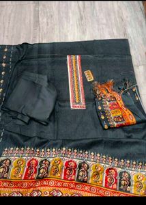 pashmina suit with shawl