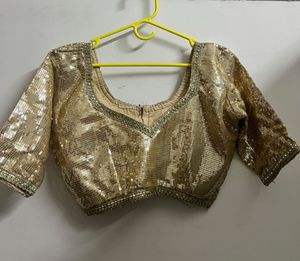 Sparkling gold Sequin Blouse