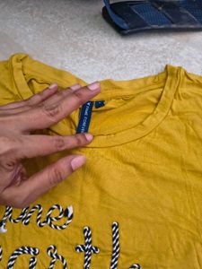 Mustard Yellow "The Earth" T-Shirt