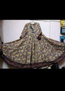Floor Length Gown And Full Gher