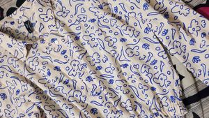 Stylish Printed Button-Up Shirt