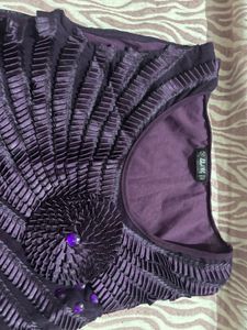 Elegant Purple Party Dress