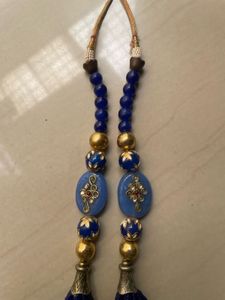 Bohemian Blue Beaded Necklace