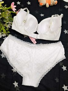 white humkemoller Bra &amp; Panty Set