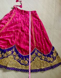 Beautiful Pink &amp; Purple Lehenga Choli