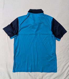 Adidas Blue &amp; Navy Polo Shirt