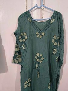 Green Kurta Pant Set