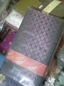 Banarasi Silk Saree Embroidery Work