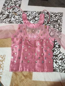Elegant Pink Lehenga Choli Set