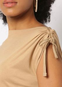 Chic Ruched Sleeve Top for women