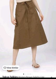 Brown maxi Skirt